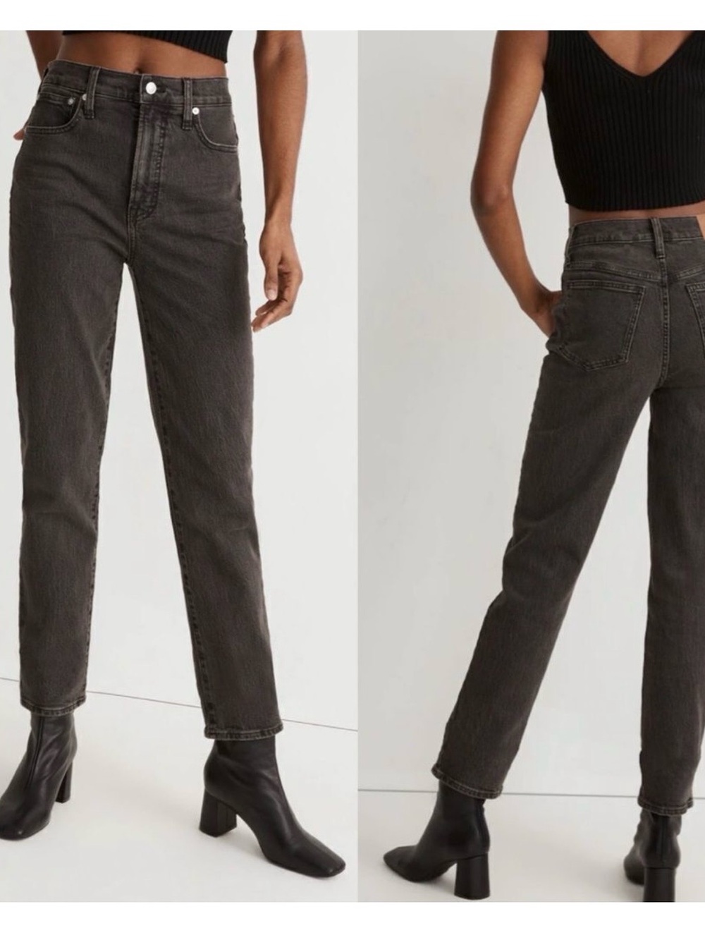 Madewell Perfect Vintage - High-Rise Straight Leg Jeans
